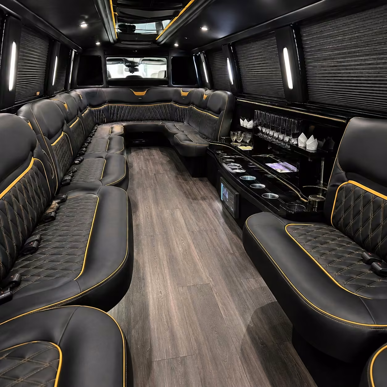 hummer limo interior