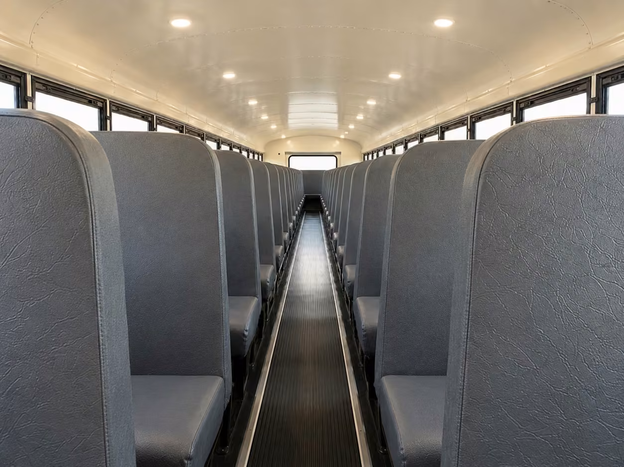school bus interior