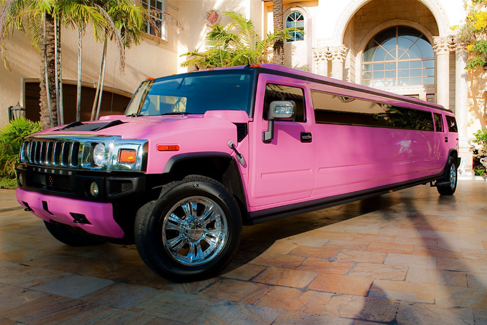Pink Hummer Limo Miami FL